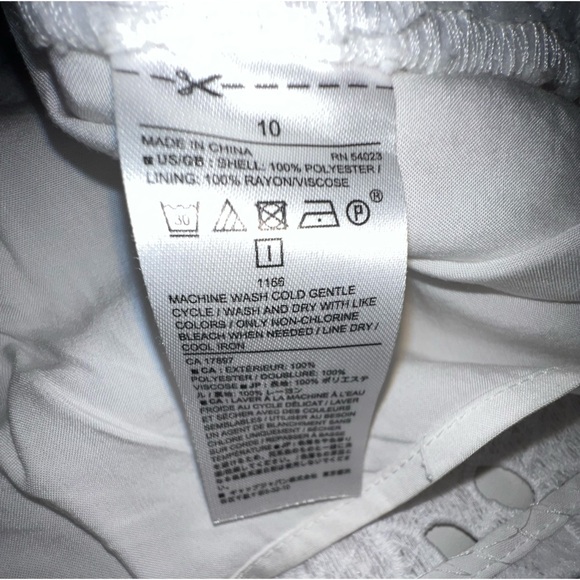 Banana Republic White Keyhole Midi Skirt Size 10 - Picture 8 of 10